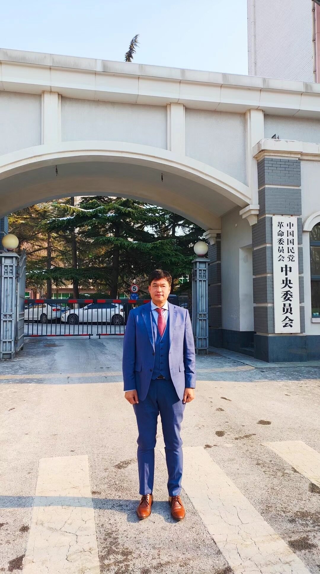 郑建邦与张翔宇会谈